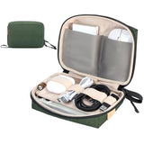 Small Electronics Organizer Travel Case, Portable Tech Case Pouch For Cable, Charger, Phone & Earbuds Water-Resistant Cord Storage For Commute, Office & Business Trip Compact Design