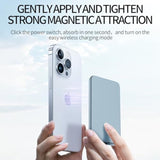 Magnetic Portable Charger, 5,000Mah Wireless Portable Charger With Led Display, Battery Pack, Compatible With Iphone Iphone 16 Pro Max/16 Pro/16, Iphone 15/14/13/12 Series(Black)