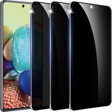 ?3 Pack? Compatible for Galaxy A71/A72 Privacy Screen Protector,9H Tempered Glass,Full Coverage,Anti Spy Film?Not Support Fingerprint Unlock?