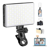 120 Led Selfie Light For Iphone, 3000Mah Rechargeable Portable Selfie Light With 6 Color Filters, Cri 95+ 2500K-9000K Dimmable Phone Light For Video Recording