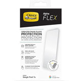 OtterBox Google Pixel 7A Alpha Flex Antimicrobial Screen Protector - CLEAR, precision fit, crystal clarity, flawless touch response, easy installation