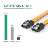 Sata Cables Iii, Ssd Data Cable 6.0 Gbps & Sata Power Splitter Cable 4 Pin To