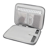 Computer Bag Yangbuck Leather Water-Resistant Laptop Sleeve Case 14-15 Inch Tablet Carrying Case Tablet Sleeve Bag (Blue)