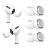 3 Pairs Replacement Ear Tips For Airpods Pro 2Nd And Airpods Pro Generation With Portable Storage Box, Noise Reduction Hole & Built-In Dust Guard Screen, Silicone Ear Tips For Airpods Pro(White, S)