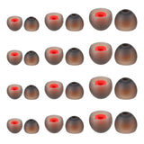 24Pcs Silicone Ear Bud Replacement Replacement Earbud Tips Ear Bud Rubber Tips Ear Cushion Earbud Covers For Earphone Inner Holes, 4.5Mm To 6Mm,3 Sizes