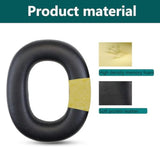 Replacement Ear Pads, Compatible With Bowers & Wilkins Px8/Px7 S Headphones, New Soft Protein Leather Combined With High-Density Memory Foam Foam, 'S Replacement Ear Pads 1 Pair (Black)