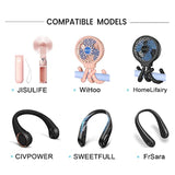 5Feet Usb C Handheld Mini Fan Adapter Charger Cable For Jisulife, Wihoo, Civpower Neck, Homelifairy, Frsara, Bladeless, Sweetfull Replacement Personal Portable Fan Charging Power Cord
