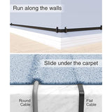 Cat8 Flat Ethernet Cable 25Ft (40Gbps, 2000Mhz, Rj45) High Speed Internet Netw