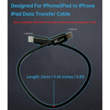 Compatible For Iphone To Iphone Transfer Cable Male To Male Data Migration, Io