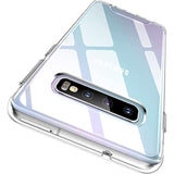 Case For Galaxy S10 Plus, Crystal Clear Designed Shockproof Protection Phone Case, Transparent Hard Pc Back Flexible Tpu Sleek Light And Durable Cover For Samsung Galaxy S10 Plus
