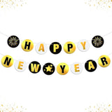 10ft Shiny Happy New Year 2026 Banner Garland Party Decorations No DIY
