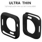 Ultra Thin Soft Tpu Bumper Case Compatible For Iwatch Apple Watch Series Ultra 3/2/1, 49Mm Black