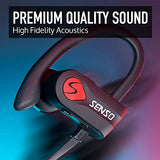 Bluetooth Headphones, Best Wireless Sports Earphones w/Mic IPX7 Waterproof HD Stereo Sweatproof Earbuds for Gym Running Workout 8 Hour Battery Noise