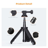 33.5Cm/13.2" Selfie Stick Tripod, Portable Vlog Handle Grip Action Camera Selfie Stick For Gopro Hero 13/12/11/10/9/8/Max, Dji Osmo Action 5/4/3/2/1. (Black)
