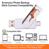 128Gb Dual Otg Usb 3.2 Gen 1 Super High Speed Photo Backup Stick For Cell Phones With Type C/Usb C Port,Compliant With Iphone15/16/17&Samsung, Lg,Google,One Plus Phones.Etc.