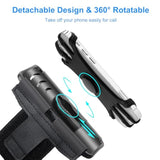 Cell Phone Running Armband - Detachable & 360° Rotatable Universal Cellphone Arm Band For Iphone 16 15 14 13 12 Pro Max Plus Samsung Galaxy Note S24 S23 For Workout Exercising Walking Jogging