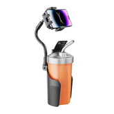 Cup Holder Phone Mount For Car, Universal 360° Adjustable Gooseneck Cell Phone Cup Holder Expander For Car Truck Compatible With Iphone Samsung & All Smartphones