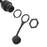 30Cm Rj45 8P8C Male To Female Cat5E Ethernet Internet Wall Panel Mount Ip67 Wa