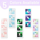 Pastel Balloon Boxes: "ONE" 1st Birthday Decor Set