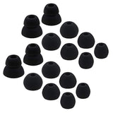 Replacement Ear Tips For Beatsx Wireless Headphone, Noise Isolation Comfort Silicone Tips, S/M/L Double Flange Size Included, 8 Pairs, Beatsx Eartips (Black)