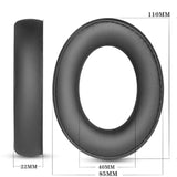 Hd620S Replacement Earpads Ear Cushions Compatible With Sennheiser Hd620S Hd620 Headset Protein Leather Ear Pads Covers Repair Part (Black Pl)