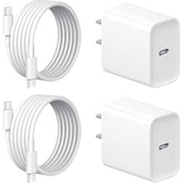 Usb C Fast Charger For Iphone 15/15 Pro/15 Pro Max/15 Plus, Ipad Pro, Ipad Air 5Th/4Th, Ipad 10Th Generation, Ipad Mini 6,20W Pd Wall Charger With 6Ft Usb C To C Charging Cable