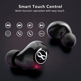 Gaming Earbuds Kids Bluetooth Earbud 5.3 In-Ear Headphones With Mic 36H Playtime Ipx6 Waterproof Touch Control Hifi Stereo Led Display Kids Wireless Ear Buds