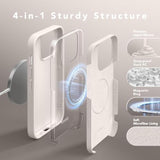 iPhone 14 Pro Case with Magsafe, Screen & Camera Protection, Shockproof Silicone
