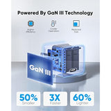 30W Usb-C Power Adapter Gan Iii Usb C Wall Charger, Pd Usbc Fast Charger Block For Iphone 15/15 Pro/15 Pro Max/15 Plus/14/13/12/11, Pixel 7/7 Pro, Ipad Pro/Air, Airpods, Iwatch, Macbook Air