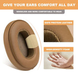 Replacement Ear Pads For Skullcandy Crusher Wireless,Crusher Anc/Evo, Hesh 3 Wireless Headphones Ear Cushions, Headset Earpads?Brown?