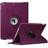 Fintie Rotating Case For 9Th Generation (2021) / 8Th Generation (2020) / 7Th Gen (2019) 10.2 Inch - 360 Degree Rotating Stand Cover With Pencil Holder, Auto Wake Sleep, Purple