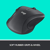 M510 Wireless Mouse, 2.4 Ghz With Usb Unifying Receiver, 1000 Dpi Laser-Grade Tracking, 7-Buttons, 24-Months Battery Life, Pc/Mac/Laptop - Graphite