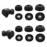 Replacement Silicone Eartips For Philips Tat1219, Tat3519 Earbuds Tips, 6 Pairs (S/M/L) Black