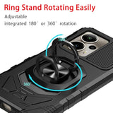 For Cricket Outlast 5G 2024 Case/At&T Motivate Pro 5G Phone Case, Work With Magnetic Car Mount, With Screen Protector, Heavy Duty Rugged Protective Cell Phone Cover, Case With Kickstand.(Black)