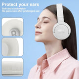 Tune 600Btnc Earpads Replacement Round-70Mm Ear Cushions Compatible With Jbl T500Bt T450Bt, Tune 500Bt 600Btnc On-Ear/Sony Mdr-V150 V200 V250 V300 V400 Zx300 Headphones Comfort Ear Pads (White)