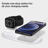 Spigen Mag Fit Duo Designed for MagSafe & Pixelsnap Charger Stand Charging Pad Case for iPhone 17, 16, 15, 14, 13, 12 / Watch All Series/Airpods