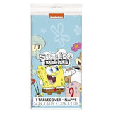 Unique Spongebob Squarepants Plastic Table Cover - 54" x 84" (1 Pc) - Rectangular Tablecloth - Perfect for Kids Birthdays & Parties