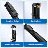 Retractable Selfie Stick Tripod with Wireless Remote for iPhone & Android