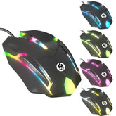 Phantazma Gaming Mouse, Wired Mouse With Rgb Led Lights, Compatible With Windows, Macos, Linux, Playstation, Xbox, Ergonomic Mouse With Tactile Buttons, Up To 1,500 Dpi