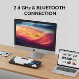 Q3 Max Wireless Custom Mechanical Keyboard, Full Aluminum 2.4 GHz Bluetooth QMK TKL Layout RGB with Hot-swappable Gateron Banana Switch Compatible
