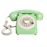 Telephone, Corded Landline Phones For Home, Retro Old Fashion Home Phone With Rotary Dial Keypad, Antique Old Fashion Telephones Novelty Gift For Decoration