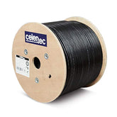 Cat6 Outdoor Cable, 500Ft, 23Awg Solid Bare Copper, Unshielded Twisted Pair (U