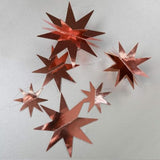 Glitter Black Rose Gold Star Garland Twinkle Little Star Party Decoration Hanging Decor Backdrop Banner Streamer Birthday Bday Bridal Baby Shower Bachelorette Christmas Party Supplies