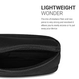 kwmobile Neoprene Case Compatible with Universal Gaming Mouse - Case for Mouse Soft Pouch Carry Bag - Black