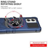 For Boost Celero 5G Sc Magnetic Case, Celero 5G Sc Phone Case, With Screen Protector, Ring Kickstand For Car Mount, Military Grade Shockproof Rugged Cell Phone Case-Blue