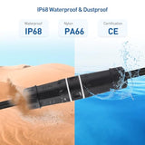 Cable Matters 3-Pack 10Gbps Cat6A Shielded IP68 Waterproof RJ45 Coupler (Water