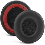 Solo 4 Ear Pads Replacement Ear Cushions Compatible With Beats Solo 4 Wireless On-Ear Headphones Softer Protein Leather High-Density Memory Foam Earpads Earmuffs Ear Cups Cover Repair Parts - Black