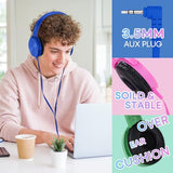 Classroom Headphones Bulk 10 Pack Multi Color for Kids School Students, Wholesale Class Set Durable Earphones for Children Toddler Teens Boys Girls