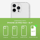 Evo Clear Case for iPhone 15 Pro Max - Compatible with MagSafe - Impact Protection Case - Clear