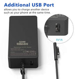 Surface Book 3 Charger, 127W 15V 8A Power Adapter Compatible With Surface Book
